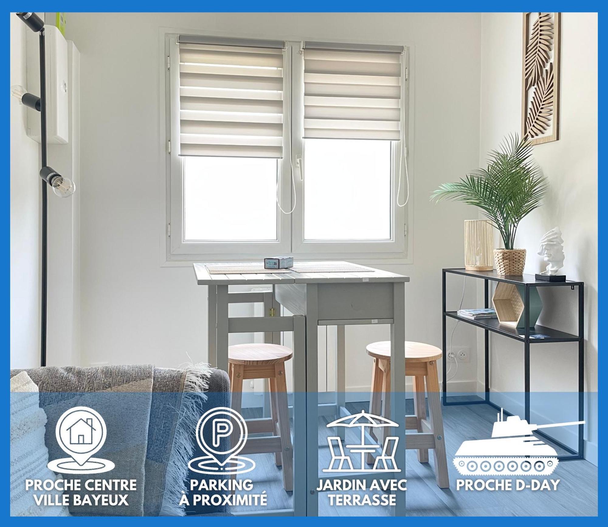 Les Chats Pitres Maison Au Calme Renovee Avec Jardin, Abri A Velo, Parking Gratuit, 5 Mn A Pied Du Centre Proche Des Plages Du Debarquement * Bayeux